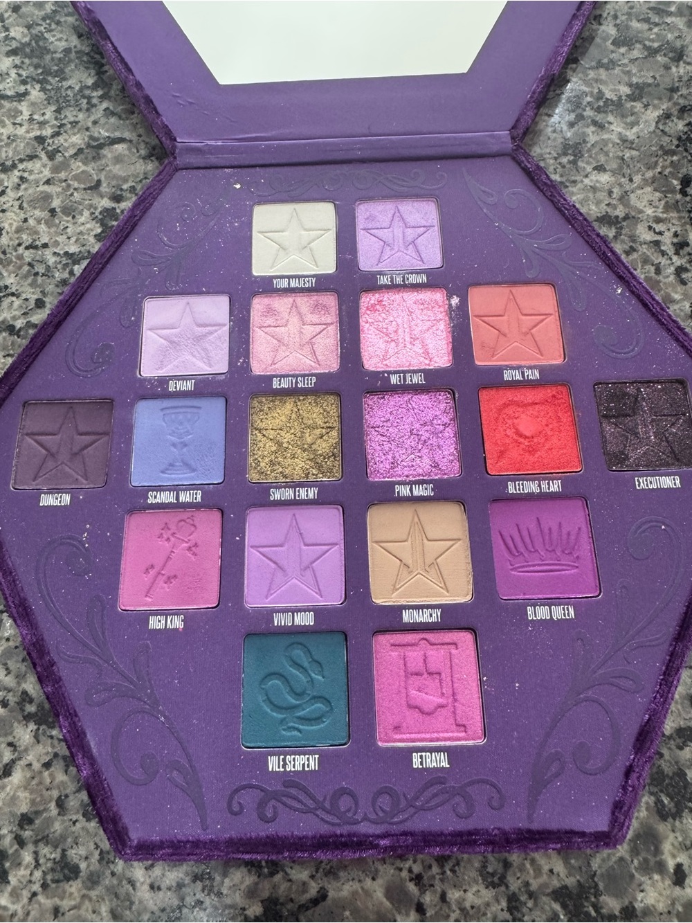 Jeffree Star gently used blood lust palette! Box included